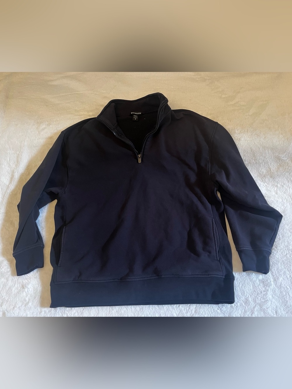 Women’s Athleta Quarter-Zip Pullover Sweatshirt - Black